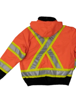 Tough Duck S413 Insulated 300D Poly Oxford 3-In-1 Safety Bomber | XS-5XL