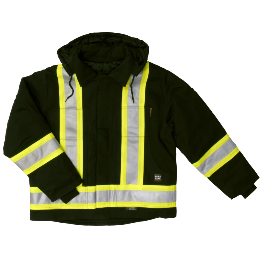 Hi-Vis Work Wear Tough Duck S457 Cotton Duck Winter Safety Jacket | XS-5XL 5 Hi-Vis Work Wear Tough Duck S457 Cotton Duck Winter Safety Jacket | XS-5XL