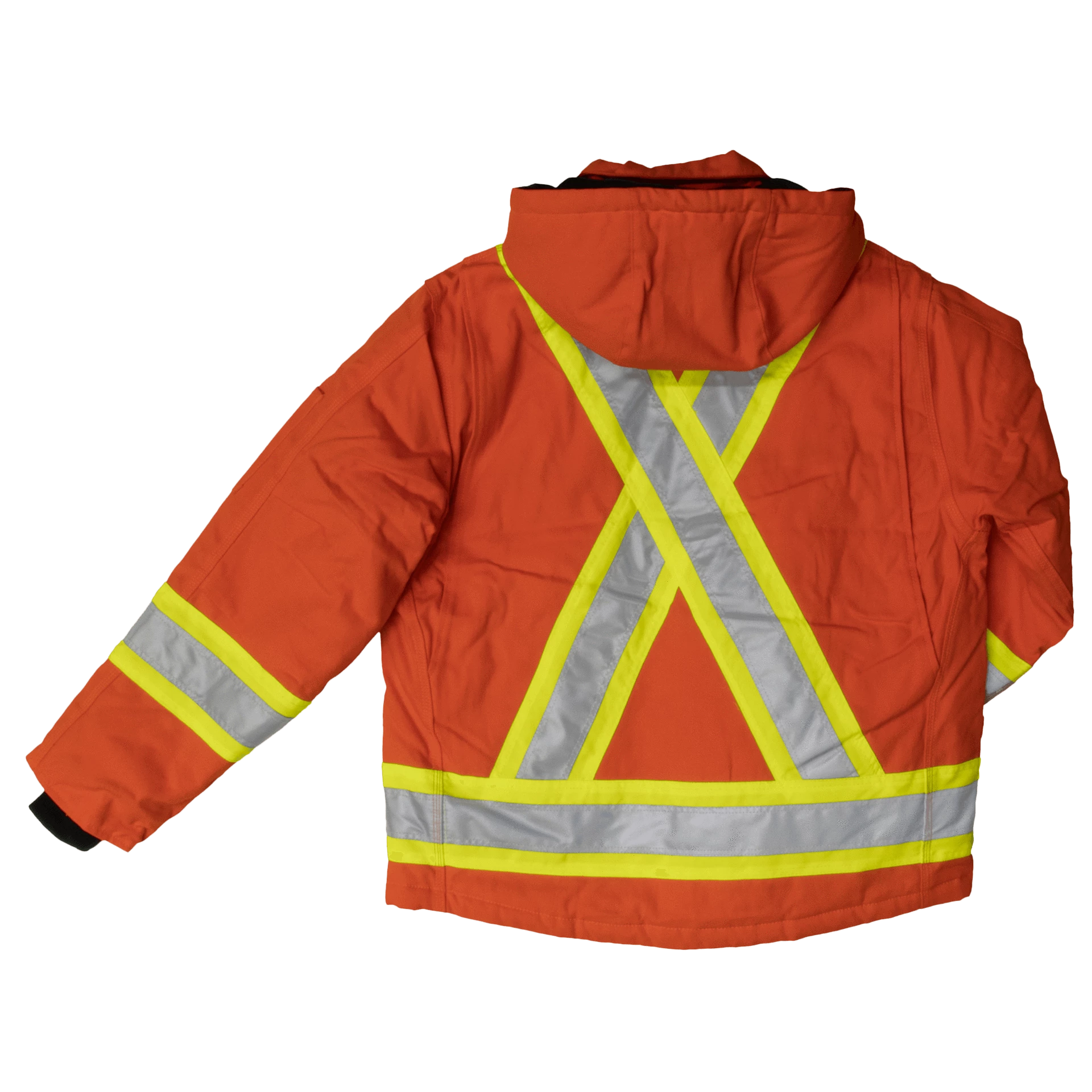 Hi-Vis Work Wear Tough Duck S457 Cotton Duck Winter Safety Jacket | XS-5XL 4 Hi-Vis Work Wear Tough Duck S457 Cotton Duck Winter Safety Jacket | XS-5XL