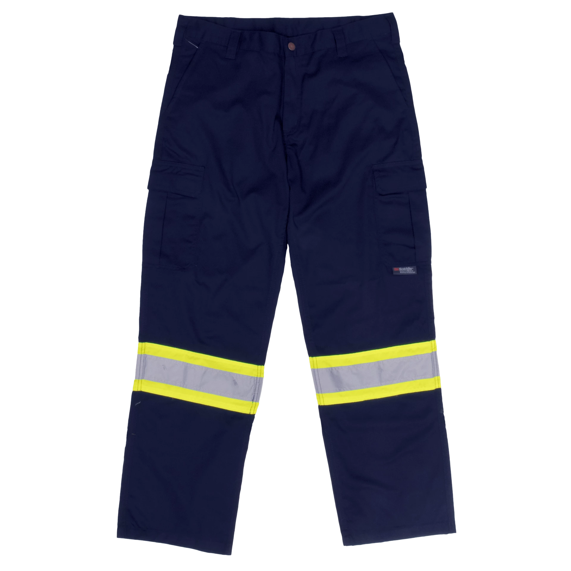 Tough Duck S607 Cargo Reflective Striped Safety Pants | 30" To 44" Waist Sizes 3 Tough Duck S607 Cargo Reflective Striped Safety Pants | 30" To 44" Waist Sizes