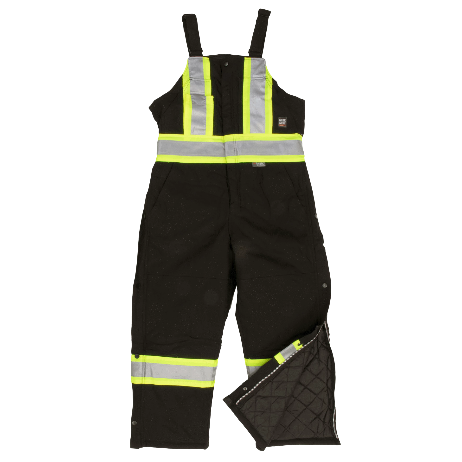 Tough Duck S757 Premium Insulated Cotton Duck Safety Bib Overalls | XS-5XL Hi-Vis Work Wear 3 Tough Duck S757 Premium Insulated Cotton Duck Safety Bib Overalls | XS-5XL Hi-Vis Work Wear