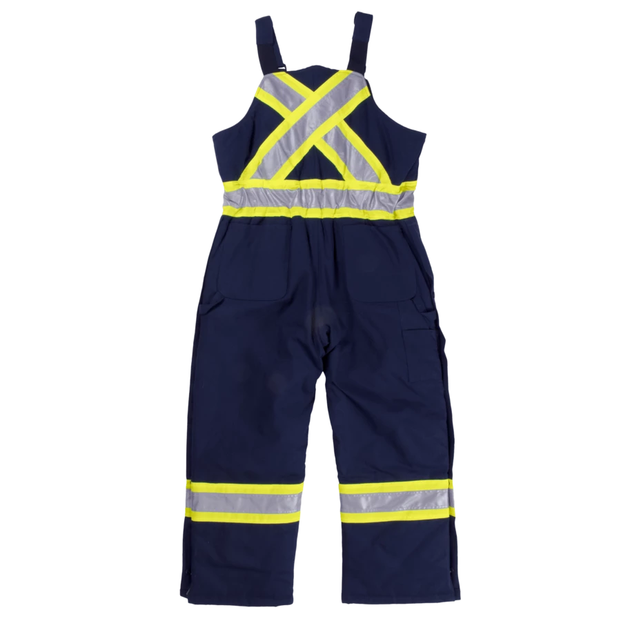 Tough Duck S757 Premium Insulated Cotton Duck Safety Bib Overalls | XS-5XL Hi-Vis Work Wear 8 Tough Duck S757 Premium Insulated Cotton Duck Safety Bib Overalls | XS-5XL Hi-Vis Work Wear