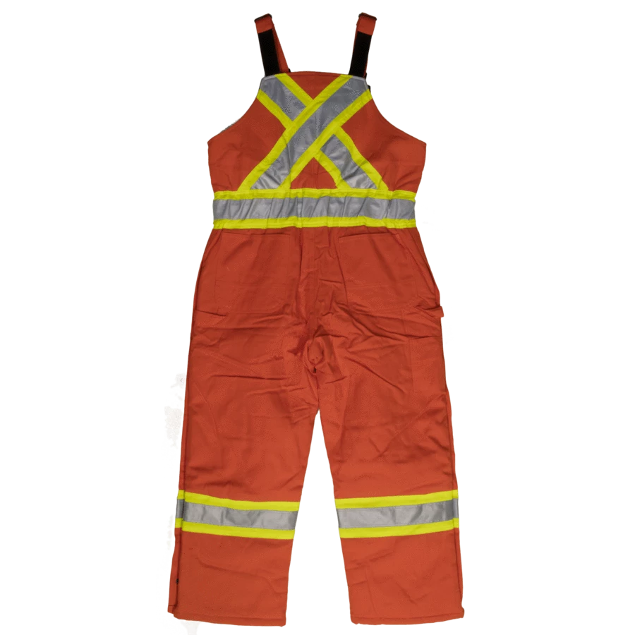 Tough Duck S757 Premium Insulated Cotton Duck Safety Bib Overalls | XS-5XL Hi-Vis Work Wear 6 Tough Duck S757 Premium Insulated Cotton Duck Safety Bib Overalls | XS-5XL Hi-Vis Work Wear