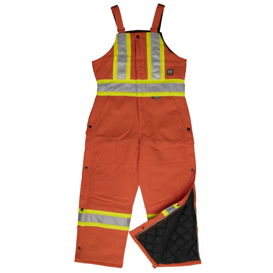 Tough Duck S757 Premium Insulated Cotton Duck Safety Bib Overalls | XS-5XL Hi-Vis Work Wear 5 Tough Duck S757 Premium Insulated Cotton Duck Safety Bib Overalls | XS-5XL Hi-Vis Work Wear