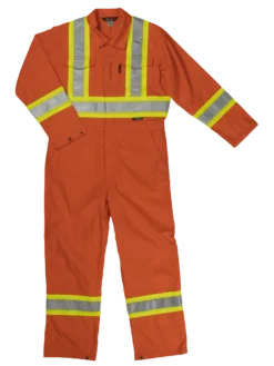 Tough Duck S792 Unlined Hi Vis Poly/Cotton Coveralls | Limited Size Selection Hi-Vis Work Wear