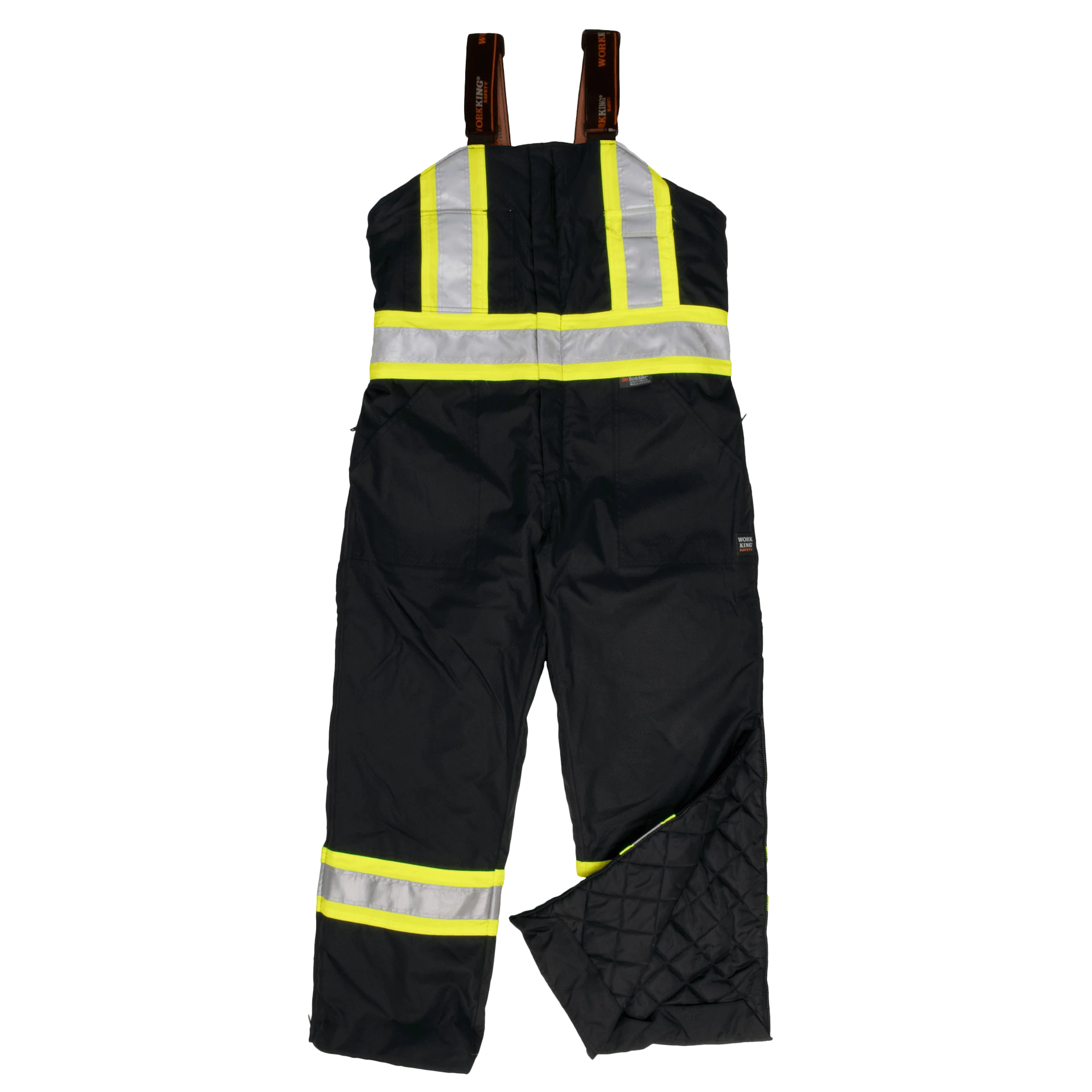 Tough Duck S798 Insulated 300D Safety Bib Overall | XS-5XL Hi-Vis Work Wear 3 Tough Duck S798 Insulated 300D Safety Bib Overall | XS-5XL Hi-Vis Work Wear