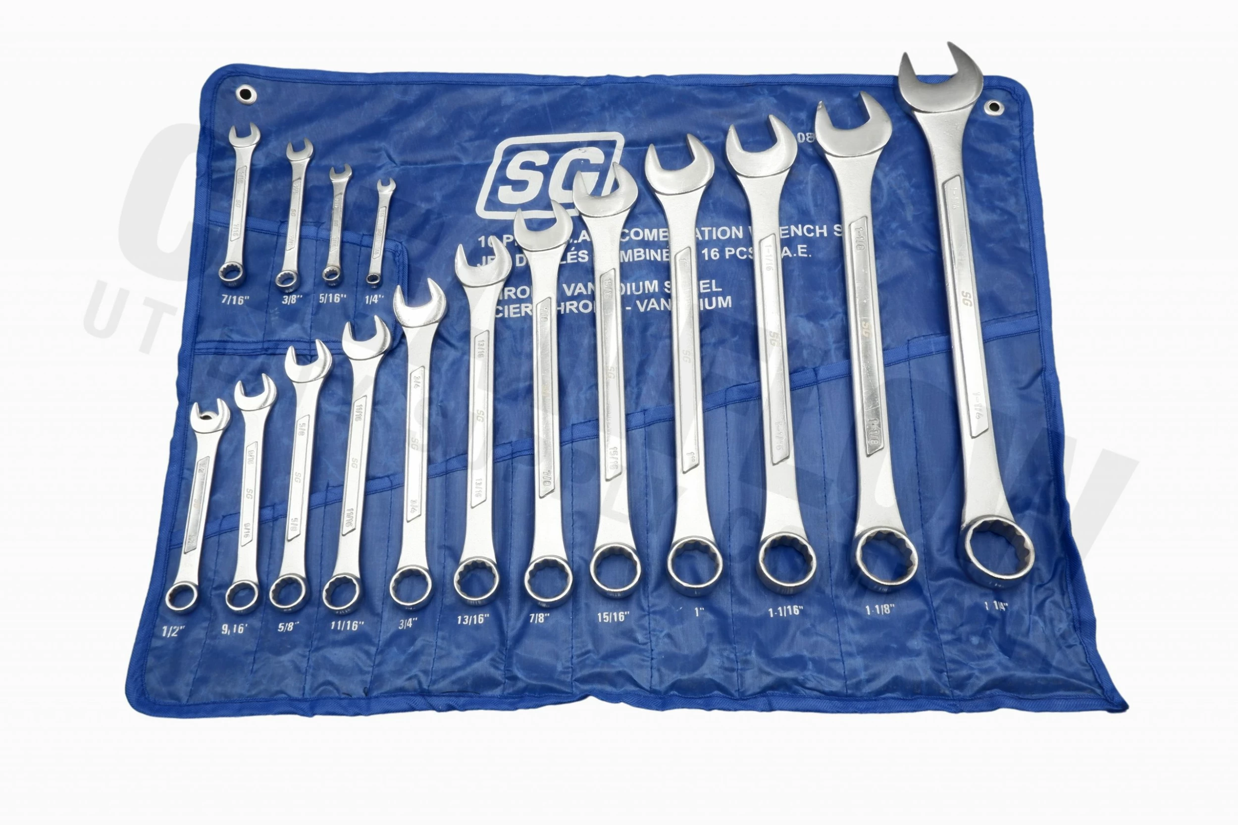 SG 16 Piece Combination Wrench Set 3 SG 16 Piece Combination Wrench Set