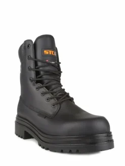 STC Alertz 8" Safety Boots W/ Removable Lace Zip Kit | Black | Sizes 6 - 14 8 Inch Safety Boots 10 STC Alertz 8