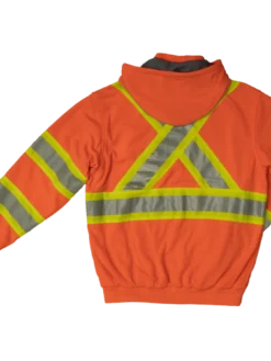 Tough Duck SJ16 Thermal Lined Safety Hoodie | XS-5XL Hi-Vis Work Wear
