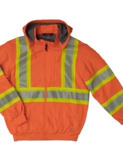 Tough Duck SJ16 Thermal Lined Safety Hoodie | XS-5XL Hi-Vis Work Wear
