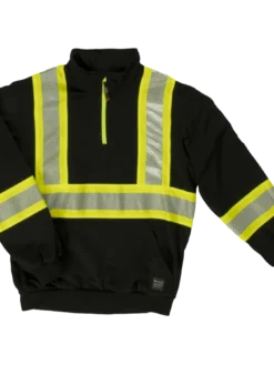 Tough Duck SJ19 Hi-Vis 1/4 Zip Pullover | XS To 5XL