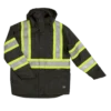 Tough Duck SJ35 Waterproof Breathable Ripstop 300D Safety Rain Jacket | XS - 5XL