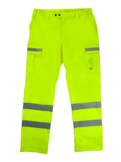 Hi-Vis Work Wear Tough Duck SP06 4-Way Stretch Cargo Safety Pant