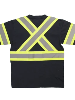 Tough Duck ST11 Premium 100% Cotton Safety T-Shirt With Armbands | XS-5XL Hi-Vis Work Wear