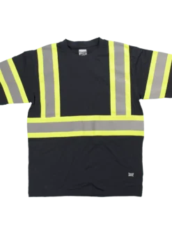Tough Duck ST11 Premium 100% Cotton Safety T-Shirt With Armbands | XS-5XL Hi-Vis Work Wear