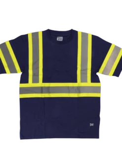 Tough Duck ST11 Premium 100% Cotton Safety T-Shirt With Armbands | XS-5XL Hi-Vis Work Wear