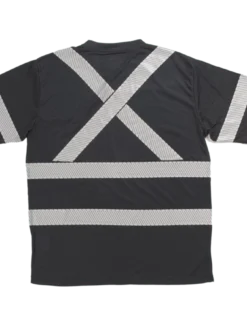 Tough Duck ST12 Premium Polyester Jersey Safety T-Shirt With Segmented Stripes And Pocket | XS-5XL Hi-Vis Work Wear