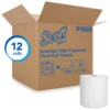 Cleaning Supplies Scott 01000 Roll Towel, 8" X 1000', Case Of 12