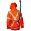 Lyngsoe Rainwear Fire Resistant Fall Arrest Rain Jacket | Orange | Sizes S - 4XL Flame Resistant Work Wear 1 Lyngsoe Rainwear Fire Resistant Fall Arrest Rain Jacket | Orange | Sizes S - 4XL Flame Resistant Work Wear