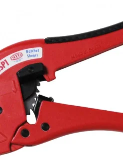 Pipe Tools Reed RSP1 One-Handed Pointed Blade Ratchet Shears - 1-1/4" Capacity