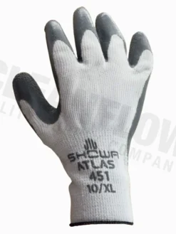 SHOWA 451 Insulated Rubber Grip Gloves - Pack Of 12 Pairs Work Gloves