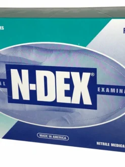 Work Gloves Showa N-DEX 6005PF Blue Nitrile 4-Mil Powder-Free Examination Gloves - Box Of 100 6 Work Gloves Showa N-DEX 6005PF Blue Nitrile 4-Mil Powder-Free Examination Gloves - Box Of 100