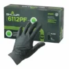 Showa 6112PF Black Nitrile 4-Mil Biodegradable Powder-Free Examination Gloves - Box Of 100 Work Gloves 1 Showa 6112PF Black Nitrile 4-Mil Biodegradable Powder-Free Examination Gloves - Box Of 100 Work Gloves