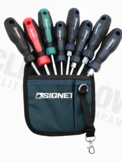 Signet 8 Piece Industrial Ergonomic Screwdriver Set