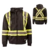 Terra Hi-Vis Fleece Hoodie | S-3XL 1 Terra Hi-Vis Fleece Hoodie | S-3XL