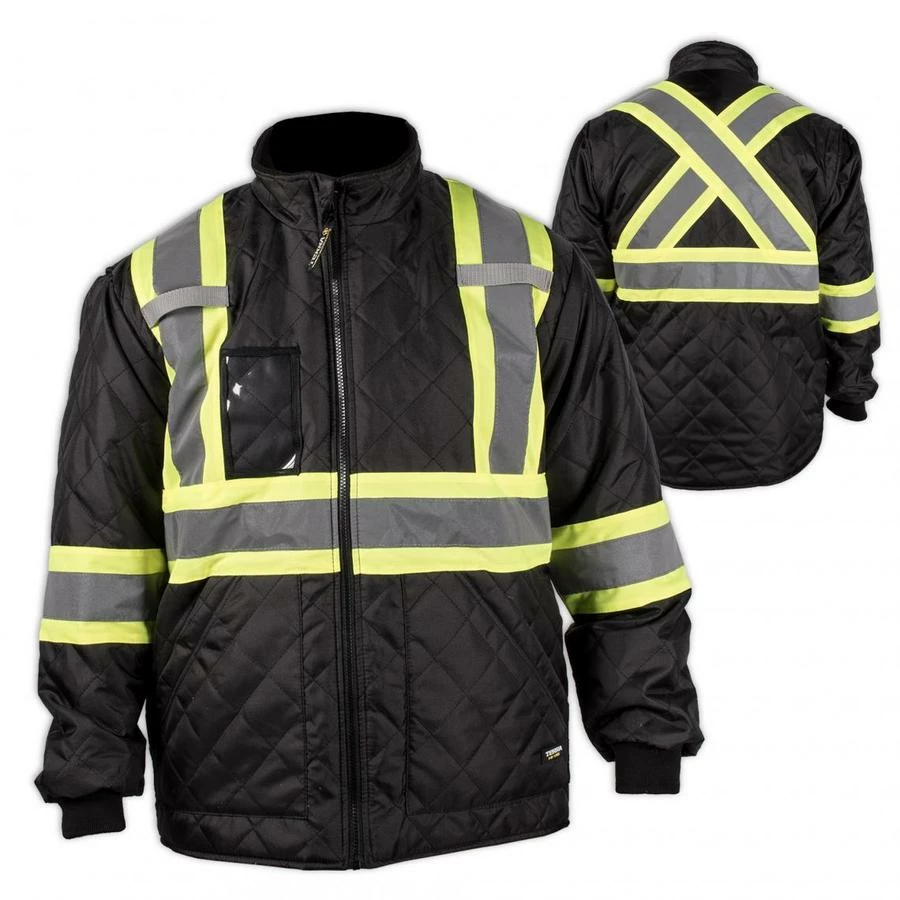 Hi-Vis Work Wear Terra Hi-Vis Lined Freezer Jacket | S-5XL 3 Hi-Vis Work Wear Terra Hi-Vis Lined Freezer Jacket | S-5XL