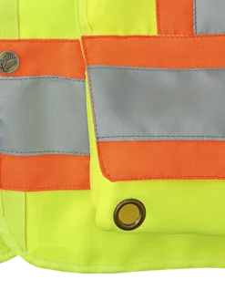 Pioneer Hi Viz Surveyor's Safety Vest - 150D Woven Twill Poly | Sizes Small - 4XL Hi-Vis Work Wear