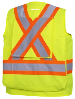 Pioneer CSA Surveyor's/Supervisor's Safety Vest - 600D Poly Oxford With PU Coating | Sizes Small - 5XL Hi-Vis Work Wear 29 Pioneer CSA Surveyor's/Supervisor's Safety Vest - 600D Poly Oxford With PU Coating | Sizes Small - 5XL Hi-Vis Work Wear