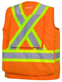 Pioneer CSA Surveyor's/Supervisor's Safety Vest - 600D Poly Oxford With PU Coating | Sizes Small - 5XL Hi-Vis Work Wear 32 Pioneer CSA Surveyor's/Supervisor's Safety Vest - 600D Poly Oxford With PU Coating | Sizes Small - 5XL Hi-Vis Work Wear