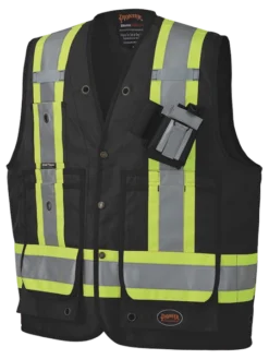 Pioneer CSA Surveyor's/Supervisor's Safety Vest - 600D Poly Oxford With PU Coating | Sizes Small - 5XL Hi-Vis Work Wear 23 Pioneer CSA Surveyor's/Supervisor's Safety Vest - 600D Poly Oxford With PU Coating | Sizes Small - 5XL Hi-Vis Work Wear