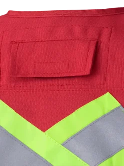 Hi-Vis Work Wear Pioneer Surveyor's/Supervisor's Safety Vest - 600D Oxford Poly | Red | Sizes S - 5XL 10 Hi-Vis Work Wear Pioneer Surveyor's/Supervisor's Safety Vest - 600D Oxford Poly | Red | Sizes S - 5XL