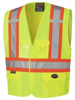 Pioneer Hi Viz Safety Vest - Tricot Poly Interlock - Adj. Sides | S/M - 4/5X Large Hi-Vis Work Wear 26 Pioneer Hi Viz Safety Vest - Tricot Poly Interlock - Adj. Sides | S/M - 4/5X Large Hi-Vis Work Wear