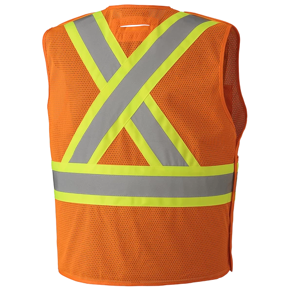 Pioneer Hi Viz Drop Shoulder Safety Tear-Away Vest Poly Mesh | Sizes XXS - 5XL 7 Pioneer Hi Viz Drop Shoulder Safety Tear-Away Vest Poly Mesh | Sizes XXS - 5XL