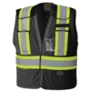 Pioneer Drop Shoulder Safety Tear-Away Vest - Poly Mesh | Black | Sizes Small - 5XL 2 Pioneer Drop Shoulder Safety Tear-Away Vest - Poly Mesh | Black | Sizes Small - 5XL