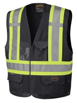 Pioneer Hi Viz Safety Vest - Tricot Poly Interlock - Adj. Sides | S/M - 4/5X Large Hi-Vis Work Wear 35 Pioneer Hi Viz Safety Vest - Tricot Poly Interlock - Adj. Sides | S/M - 4/5X Large Hi-Vis Work Wear