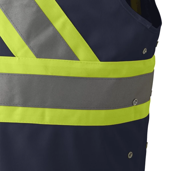 Pioneer Hi Viz Safety Vest - Tricot Poly Interlock - Adj. Sides | S/M - 4/5X Large Hi-Vis Work Wear 16 Pioneer Hi Viz Safety Vest - Tricot Poly Interlock - Adj. Sides | S/M - 4/5X Large Hi-Vis Work Wear