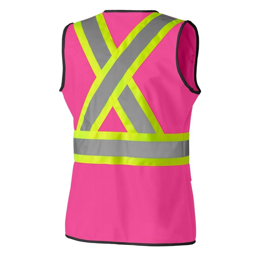 Hi-Vis Work Wear Pioneer Women's Solid Tricot Tear-Away Safety Vest | XS-2XL 16 Hi-Vis Work Wear Pioneer Women's Solid Tricot Tear-Away Safety Vest | XS-2XL