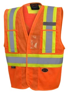 Pioneer Hi Viz Non Tear-Away Mesh Vest - Poly Mesh | Sizes Small - 5XL Hi-Vis Work Wear