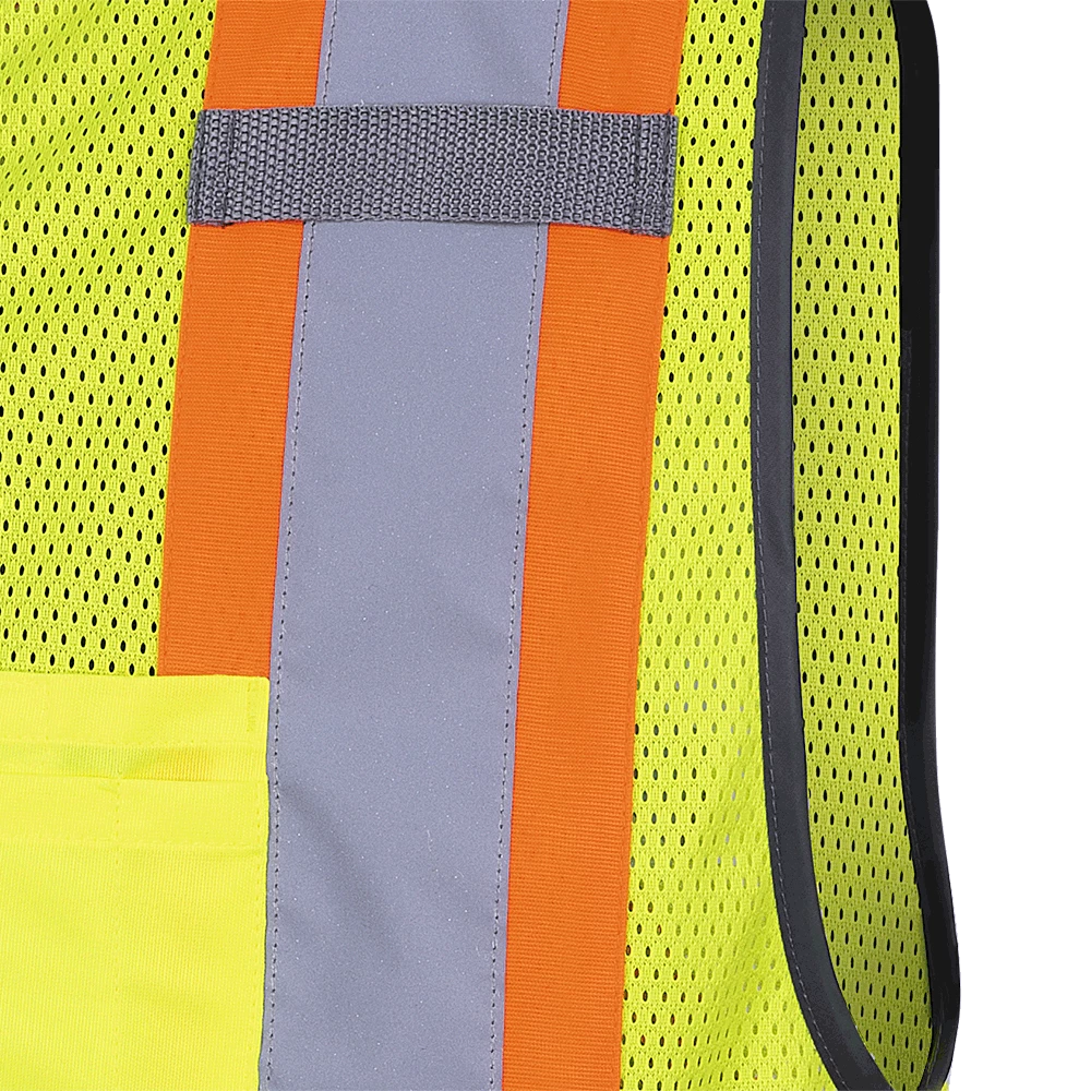 Pioneer Hi Viz Zipper Front Mesh Safety Vest | Sizes XS - 5XL 6 Pioneer Hi Viz Zipper Front Mesh Safety Vest | Sizes XS - 5XL