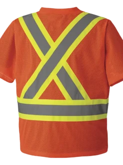 Pioneer Hi Viz Safety T-Shirt | Poly Mesh | Sizes Small - 3XL