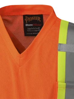 Hi-Vis Work Wear Pioneer Hi Viz Safety T-Shirt | Micro Mesh | Sizes XS - 5XL