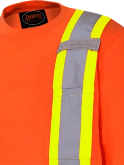 Pioneer Premium 100% Cotton Safety Long Sleeve With Armbands | Sizes S - 4XL 16 Pioneer Premium 100% Cotton Safety Long Sleeve With Armbands | Sizes S - 4XL