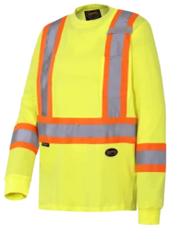 Pioneer Premium 100% Cotton Safety Long Sleeve With Armbands | Sizes S - 4XL 18 Pioneer Premium 100% Cotton Safety Long Sleeve With Armbands | Sizes S - 4XL