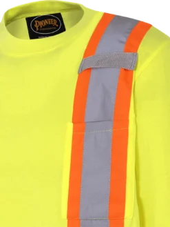Pioneer Premium 100% Cotton Safety Long Sleeve With Armbands | Sizes S - 4XL 20 Pioneer Premium 100% Cotton Safety Long Sleeve With Armbands | Sizes S - 4XL
