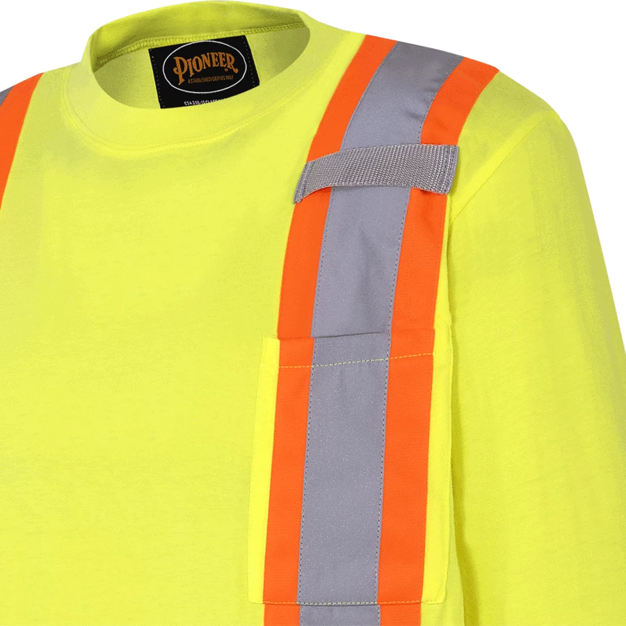 Pioneer Premium 100% Cotton Safety Long Sleeve With Armbands | Sizes S - 4XL 9 Pioneer Premium 100% Cotton Safety Long Sleeve With Armbands | Sizes S - 4XL