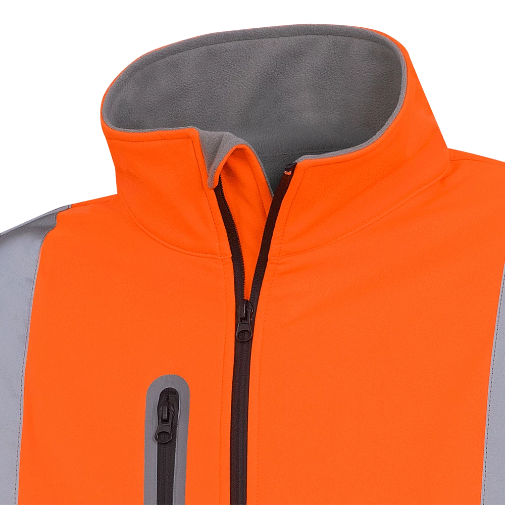 Pioneer Softshell Hi Vis Mechanical Strength Jacket | S-4XL Hi-Vis Work Wear 6 Pioneer Softshell Hi Vis Mechanical Strength Jacket | S-4XL Hi-Vis Work Wear